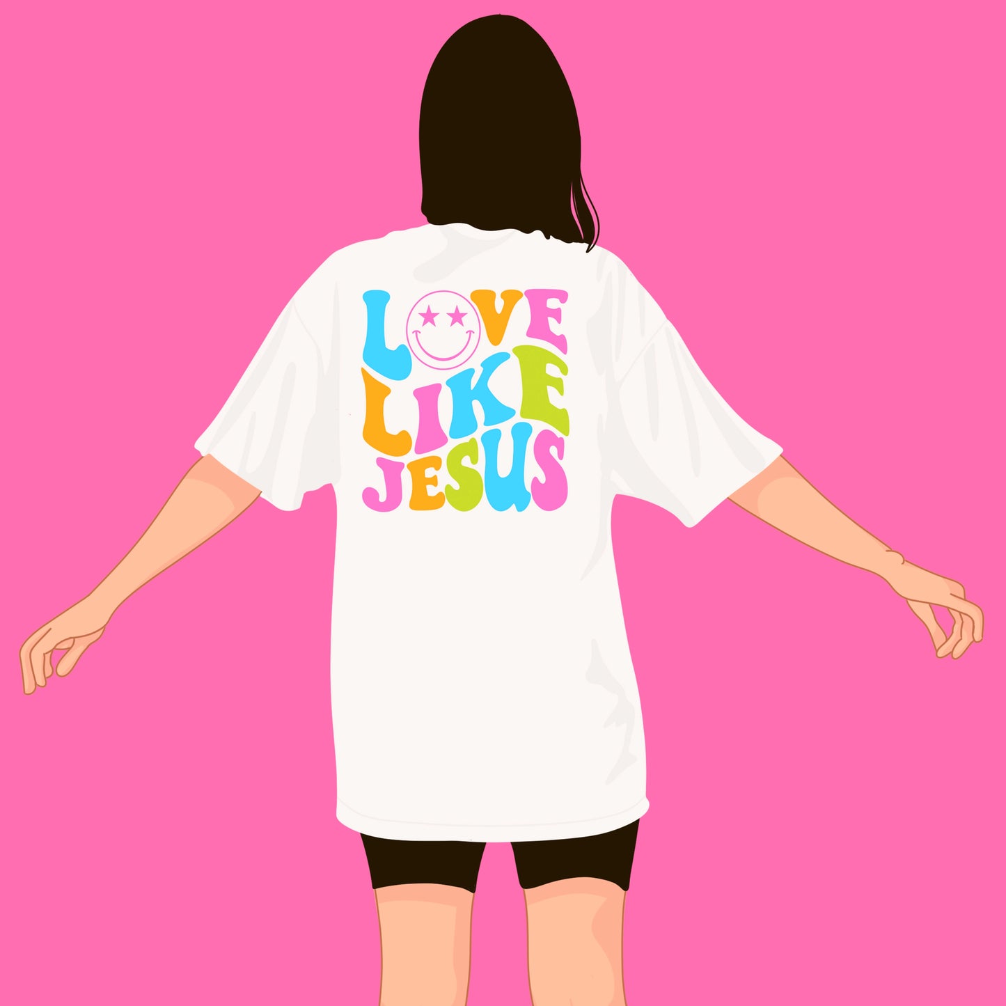 Love Like Jesus T-Shirt, Neon